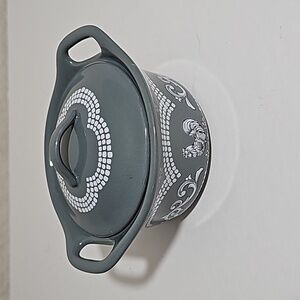 Temp-tations Doodle Doo by Tara Gray Rooster 16 oz Soup Ramekin Dish with Lid